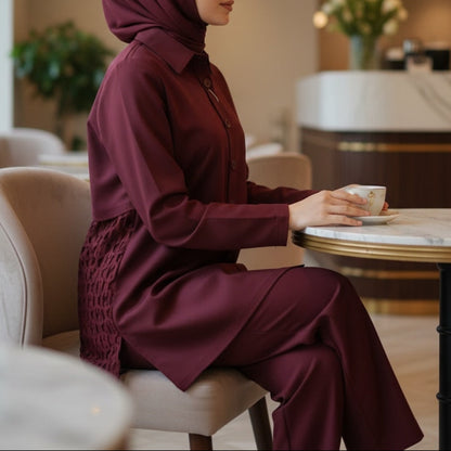 طقم الكاجوال  بتفاصيل عصرية