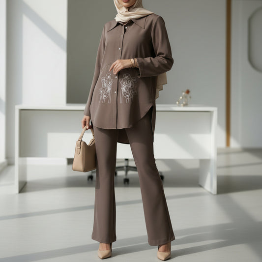 قميص نقشة زهور