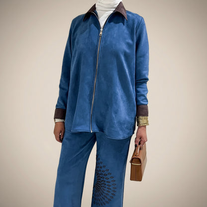 طقم لمسة الفخامة المخملية