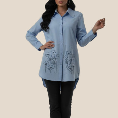 قميص نقشة زهور