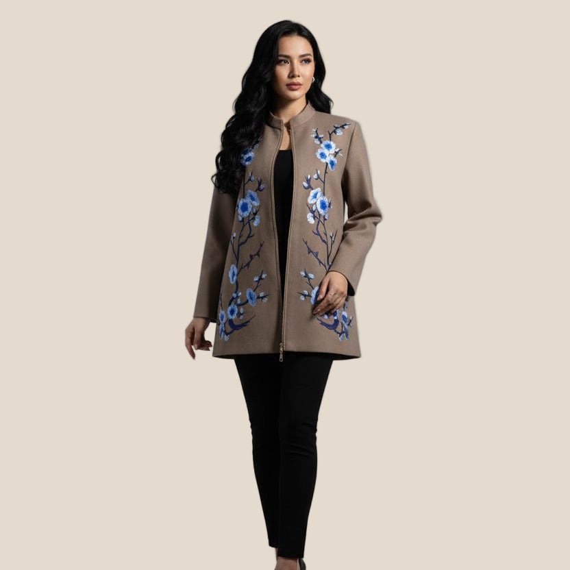 جاكيت لمسة الأزهار