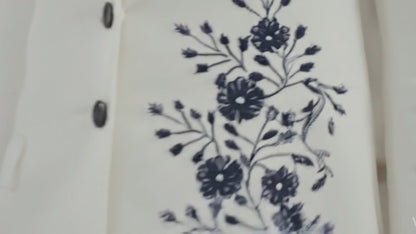 بليزر عبير الزهور (ورد اسود)
